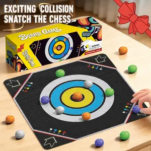 Target Takeover Finger Ball Game, 2-4 Player Tabletop Strategy, Easy to Learn, Family & Party Icebreaker, Indoor Outdoor Fun