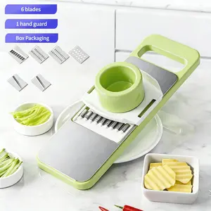 8 in 1 Vegetable Cutter, Stainless Steel Kitchen Slicer, Dicer, Grater, Time Saving Food Processor, Home Cooking Essential Tool, Utensils