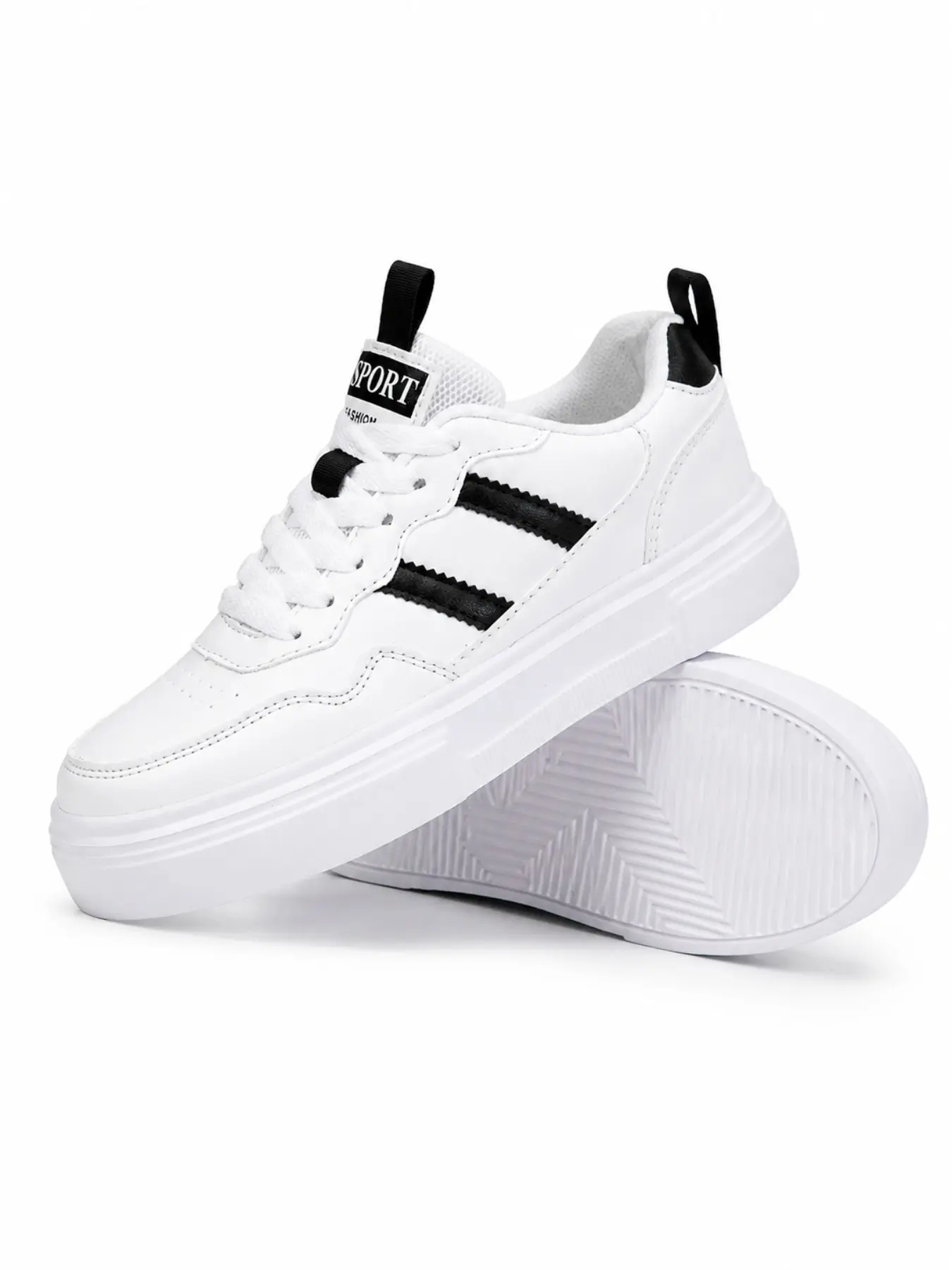 Women's Breathable Casual Sneakers, Fashion Student Running Shoes, Thick Sole Comfortable Walking Footwear, Trendy Design for Daily Wear, Chunky Running Sneakers