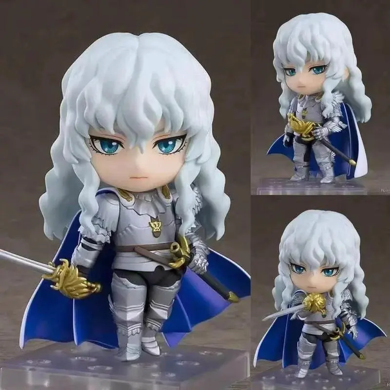 Q-Version Berserk Anime & Manga Movable PVC Action Figures - Griffith 2544, Guts 2134 - Unisex Desktop Decor Collectibles for Adult Anime Fans