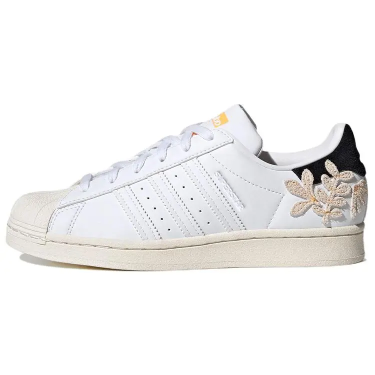 Adidas Wmns Superstar 'Floral Patches - White Flash Orange' GZ0864