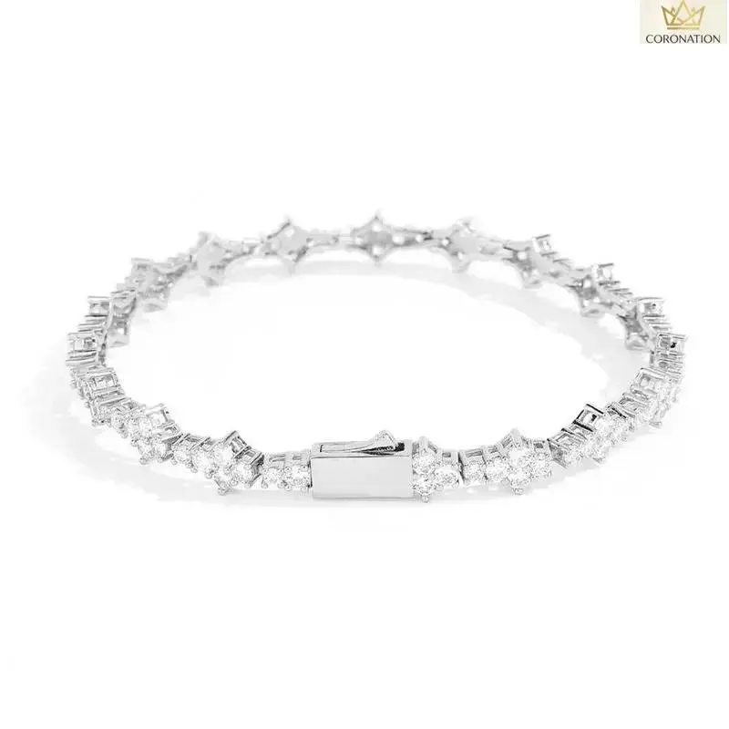 6.5mm Tennis Bracelet, Viral Aesthetic 18K Gold Plated Cubic Zirconia Bracelet, Old Money Jewelry, Stackable Luxury Look, Tarnish Resistant, Unisex Fashion Bracelet for Daily Wear, Party, Wedding, Vacation & Gift