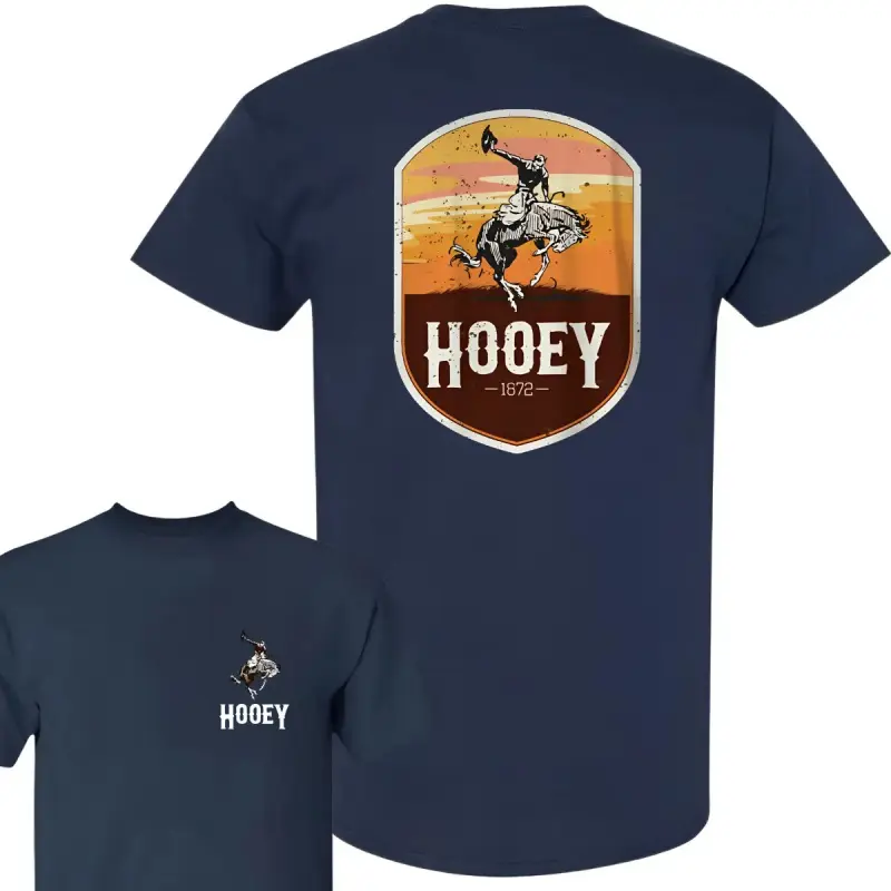 Hooey Men's Cheyenne Graphic Teal T-Shirt, Hooey Tshirt For Men, For Women, Hooey Shirt campingessentials