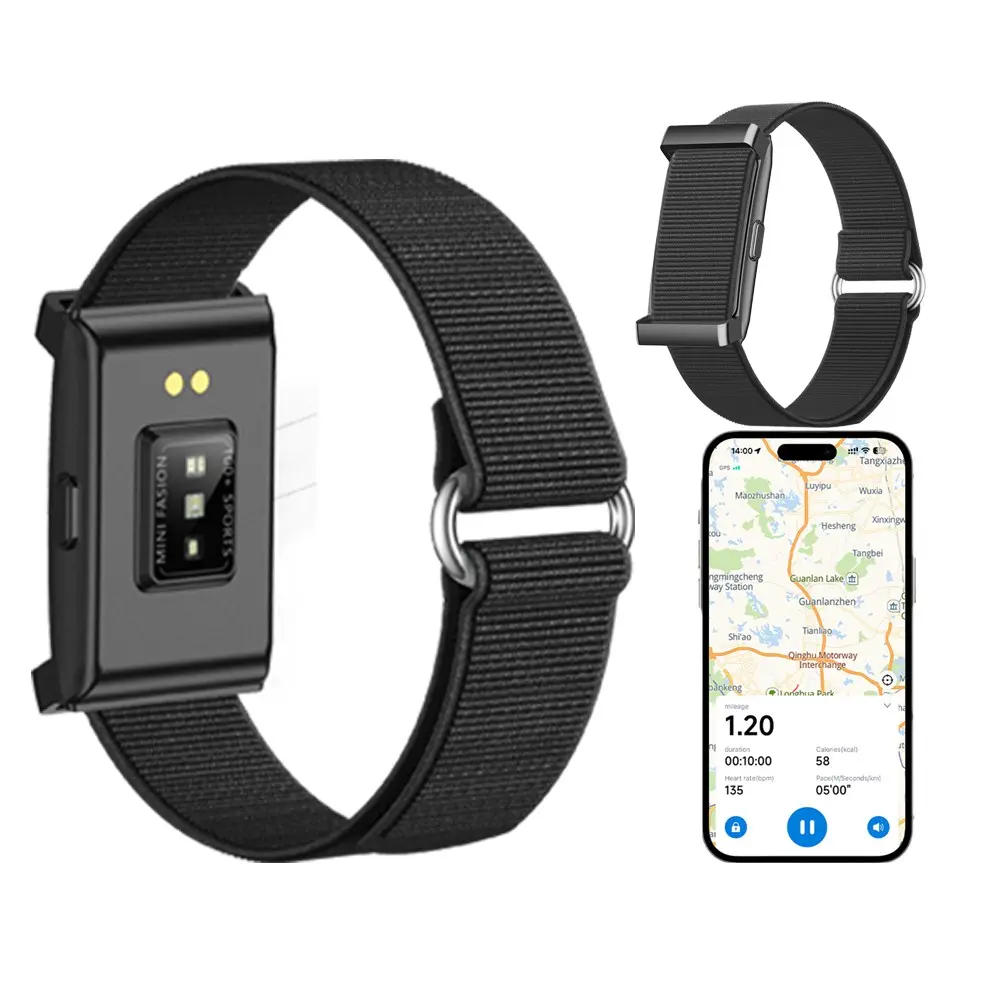 Screenless Fitness Tracker with Heart Rate,Smart Bracelet,Sleeping Monitor,Blood Pressure,Alarm Clock Reminder,Message&Calling Reminder,11+Sport Modes,Pedometer&Calories&Steps,IATM Waterproof,Lightweight, Compatible with Android IOS