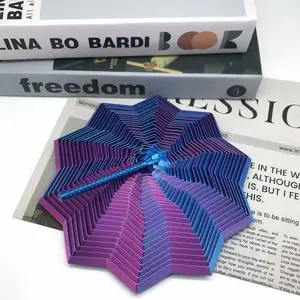 Super Fun 3D Spiral Tower Toy, Octagonal Radish Tower Stacking Game, Visual Illusion Stress Relief Fidget Gadget