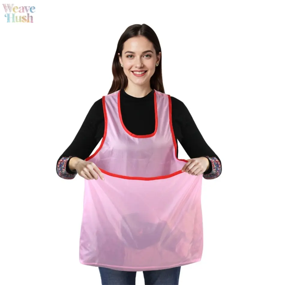 2-pack multi-functional drying apron with integrated clothes hanging rack and clothesline design. Portable lightweight apron works for sorting laundry and air-drying garments, practical daily clothes hanging accessory for students.