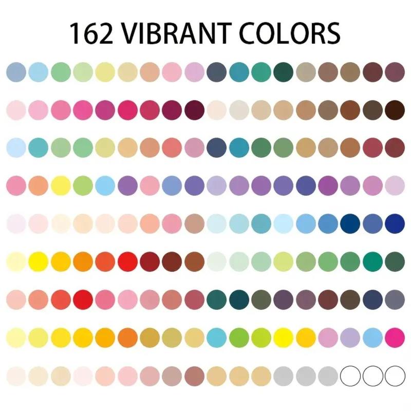 Colored Gel Pen Set, 1-Set Retro Colored Graffiti Pens, Stackable Colorful Ink Pens, Writing Pens for Office, School and Home