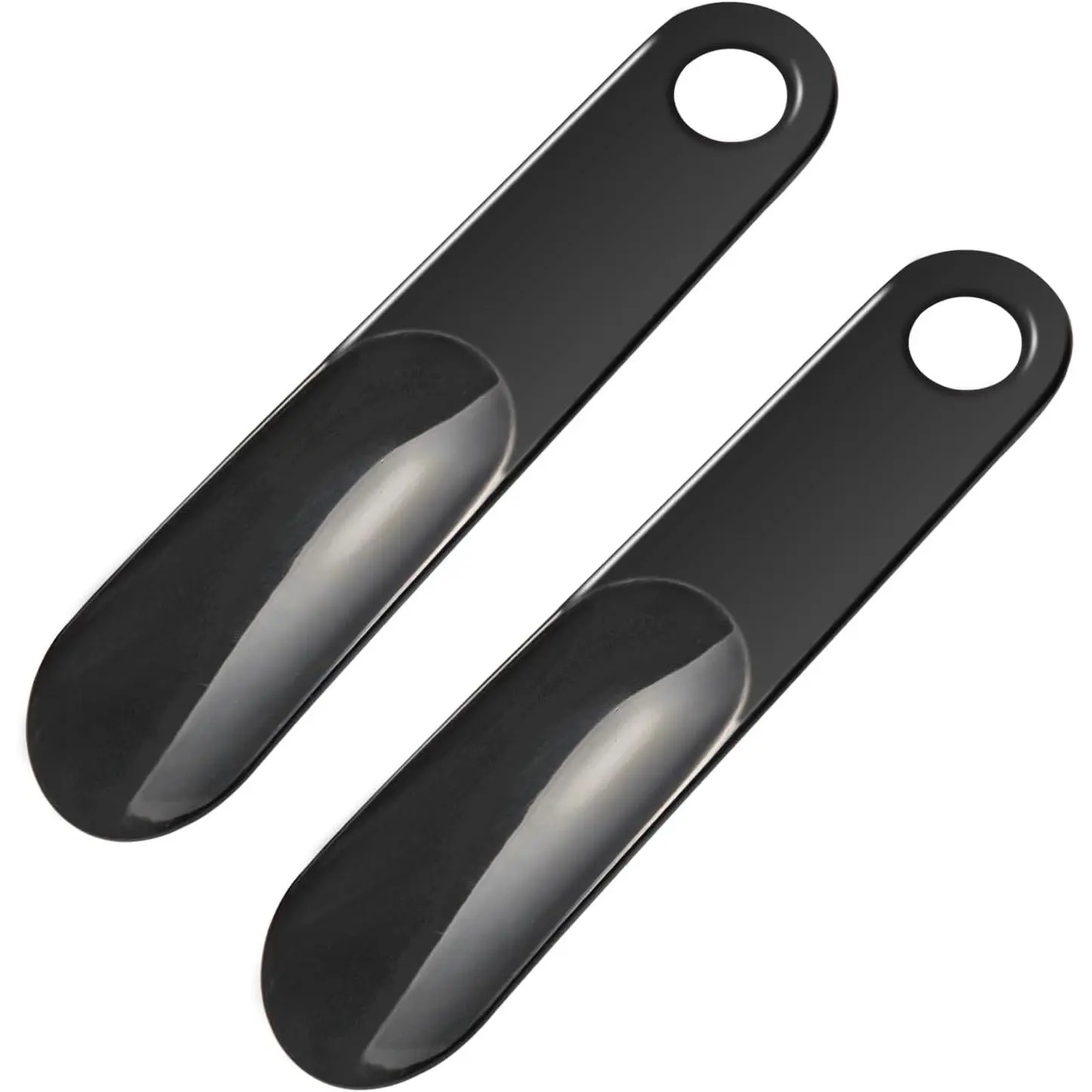 2 Pack Shoe Horn,  Shoe Horns for Men or Women, Small Shoe Spoon for , Shoehorns for Boot jacks, Shoe Helper or Stick for Travel and  Use, Plastic Show Horn 7.5 IN