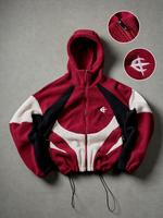 Red Apricot Colorblock