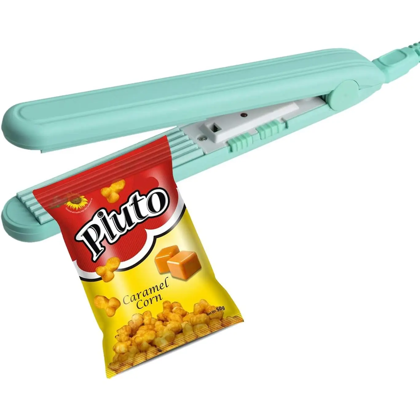 Hand-Held Heat Sealer with ABS Material, PTC Plate, Safety Lock - Compact Portable Mini Sealer for Plastic, Mylar Foil Packaging Bags, Ideal for Family Use