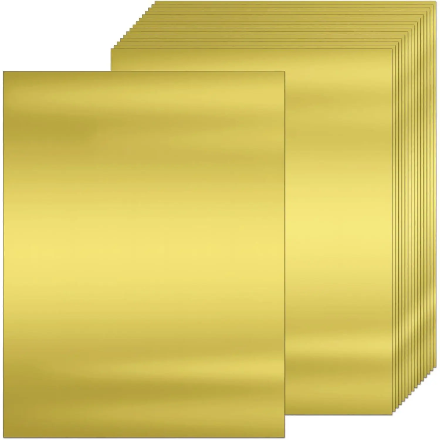 25 Sheets Metallic Gold Cardstock Paper 8.5 x 11, 250gsm/92lb Heavyweight Shimmer Scrapbook Paper for Certificates, Invitations, Greeting Cards, Crafts & GraduationsGift