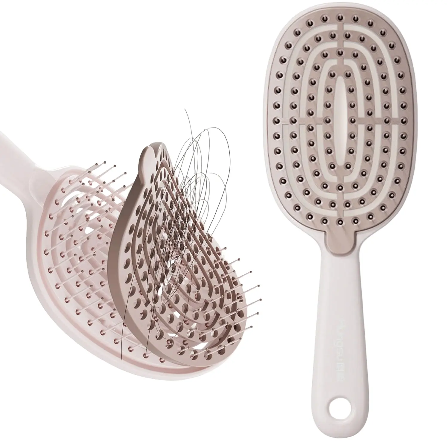 Self-Cleaning Comb, Easy-To-Clean Detangling Brush, Quick Hair Drying, Suitable for Men Women Children, Fast Knot Removal