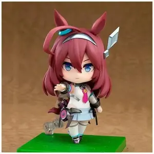 New Nendoroid 2665 Mihono Bourbon Uma Musume Pretty Derby Q Version Posable Jointed Anime Action Figure Collectible Model Toys