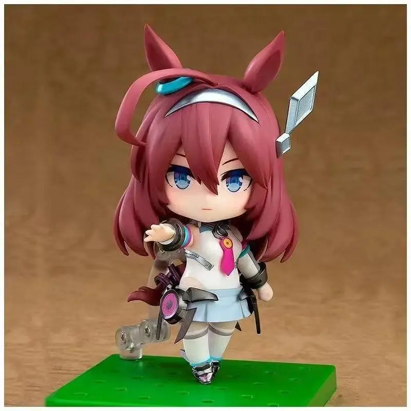 New Nendoroid 2665 Mihono Bourbon Uma Musume Pretty Derby Q Version Posable Jointed Anime Action Figure Collectible Model Toys