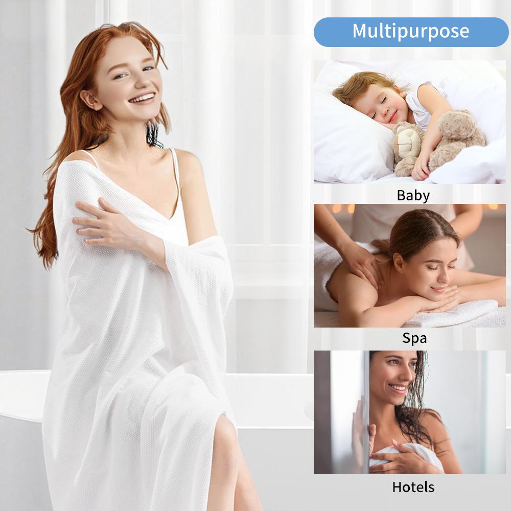 12-Pack Compressed, Quick Drying, Super Absorbent Towel Extra Large Thick Travel & Home Use, Compact Foldable Washcloths, Ideal for Daily Hygiene Essentials