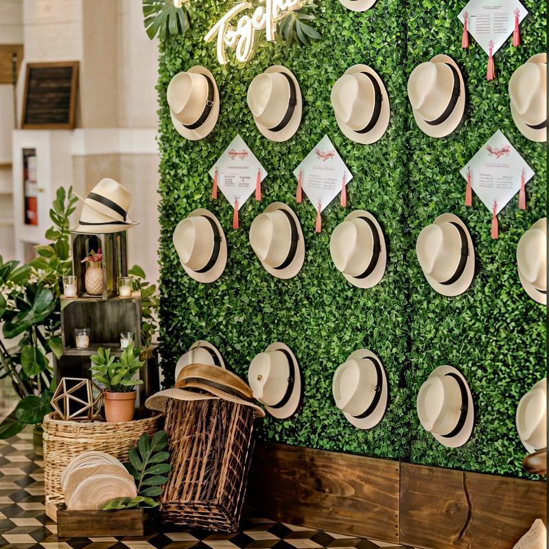 58/60cm Wedding Straw Fedora Hat for Men Women Trilby Hat Short Brim Panama Hat Beach Havana Party Favors Big Head Gentleman Cap