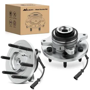 Nilight Front Wheel Bearing and Hub Assembly for Ford F-150 Ford Expedition Lincoln Navigator 2011 2012 2013 2014 4WD, 6 Lugs-515142 2Pack