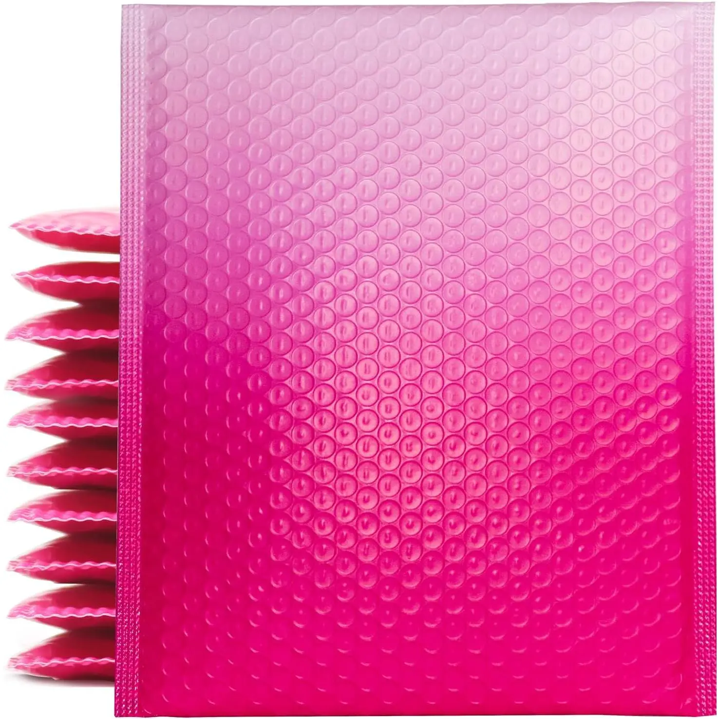 30-Pack 8.5x11 Inch Pink Bubble Wrap Mailers, Waterproof Self-Seal Padded Envelopes with Strong Adhesion, Cushioned for Small Items