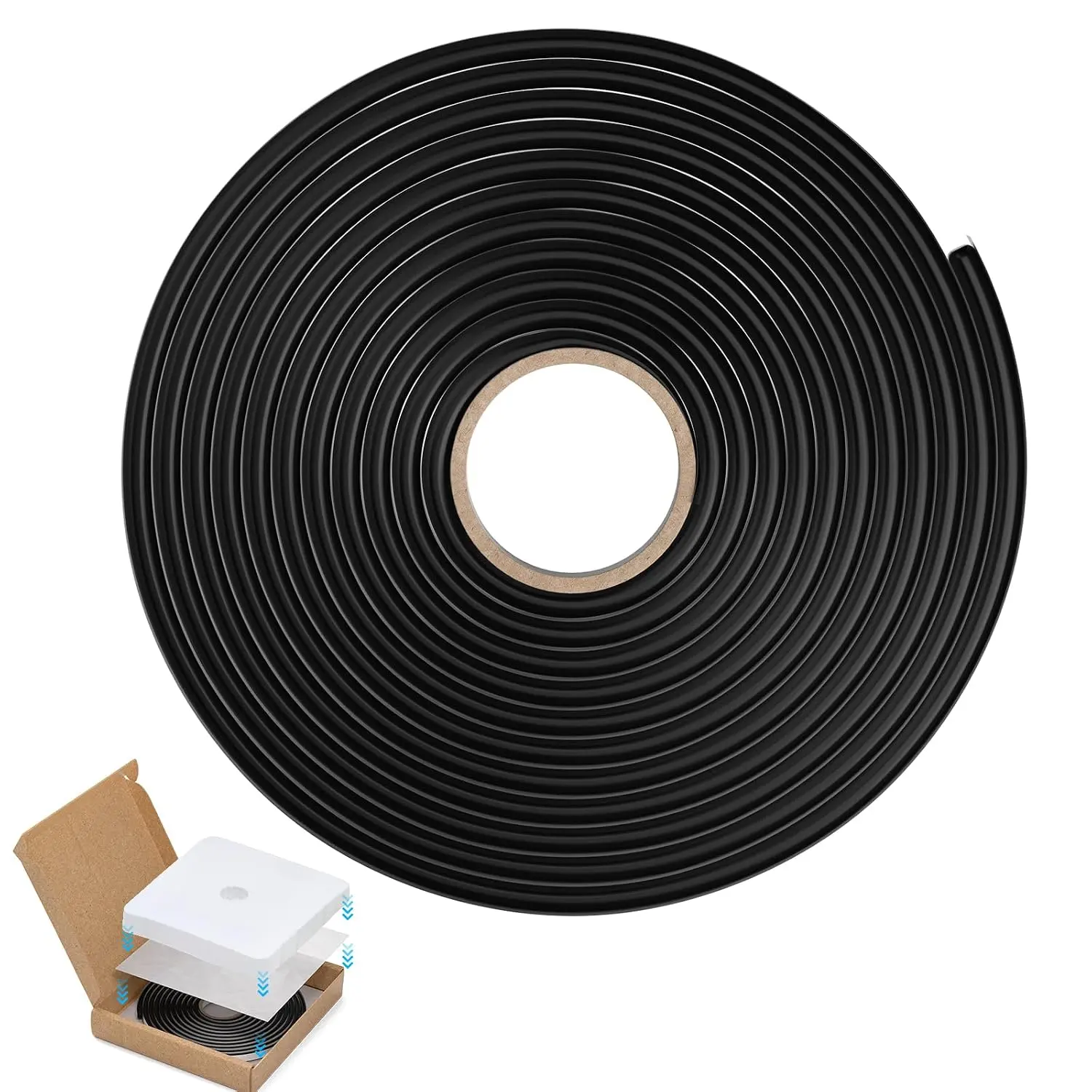 Butyl Sealant Tape 1 count Butyl Rubber Tape for Installing  Part, Windows, Doors and Windshield, Black,