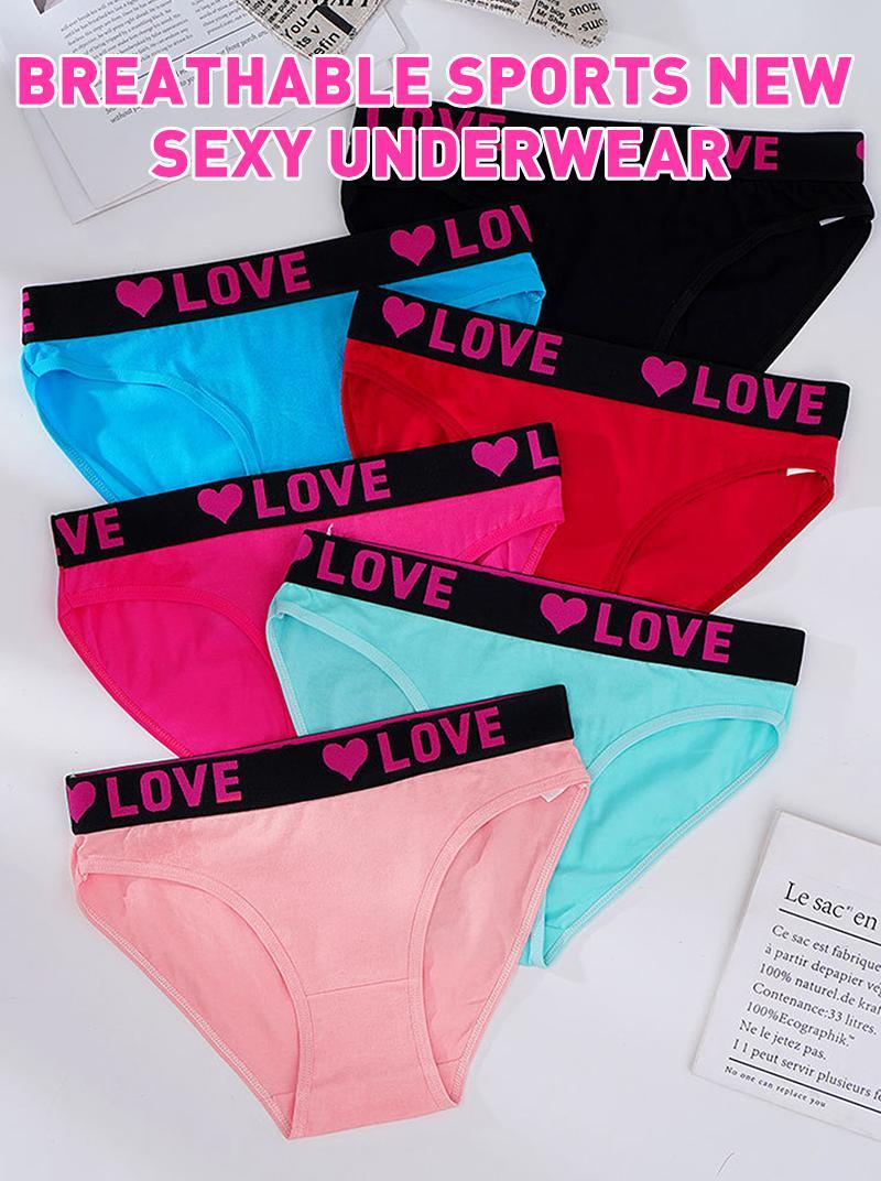 2026 NEW 12 Pack High Rise Comfortable Casual Panties Set - Women's Plain Letter Tape Panties for Everyday Wear - Soft, Breathable, and Relaxing