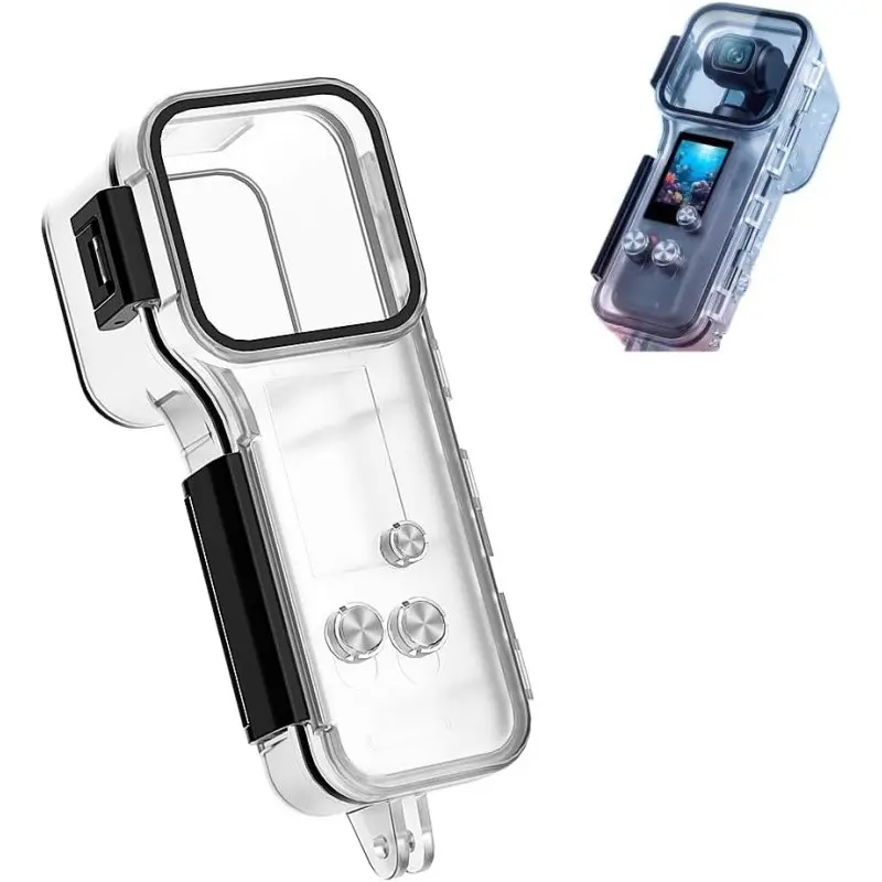 Dive Case Cover for Dji Osmo Pocket 4 Camera, Waterproof PC Protective Shell, 50m/164ft Underwater Diving Housing, Accessories Included