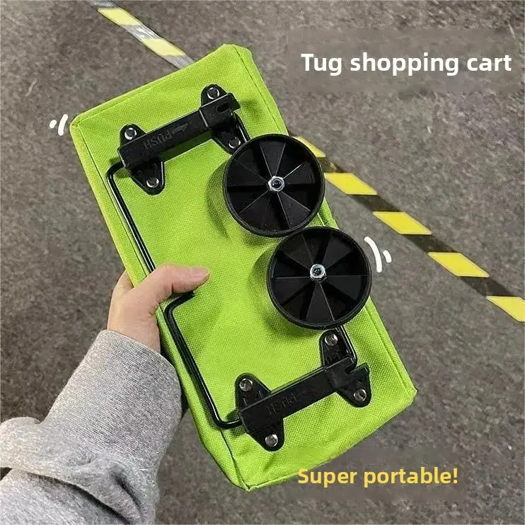 Shopping Cart Foldable Bag Wheels Trolley Grocery 2-In-1 Rolling Tote Folding Collapsible Portable Groceries Bags Wheel Wheels Carts Lightweight Small Cart Reusable Waterproof Compras New Wheeled Bag De Capacity Handle Large Pull Carrito Con Ruedas