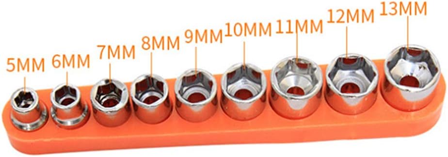 21Pcs Flexible Screwdriver Drill Bit Extension Set 11.8 Inch Shaft Tip for Computer Chassis Electrical Cabinets Furniture etc with 10 Bits 9 Sockets 1 Holder