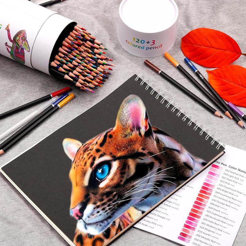 Colored Pencil Set, 50/72pcs/120pcs Soft Core Colored Pencil, Drawing Blending Shading Pencil, Colorful Marker Set, Art Supplies for Adults Beginners, Coloring Book Markers for Crafts, Creative Craft Kit, Colorful Precision Pens