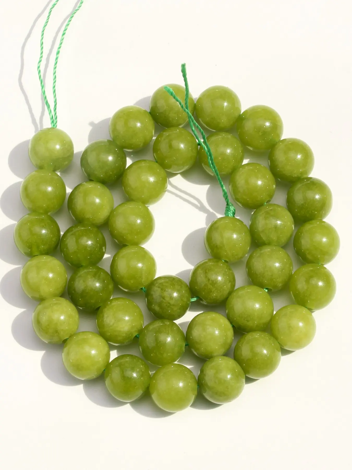 Olivine Beads, Natural Stone Beads, Beads For Crafts, DIY Jewelry Making Supplies for Bracelet & Necklace & Earrings, Jewelry Making Accessories