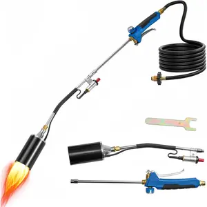 Propane Torch Weed Burner Kit,Weed Torch 1,200,000 BTU Blow Torch, Flamethrower with Turbo Trigger and 10 FT Hose for Flame Weeding,Roofing, Melting Ice Snow
