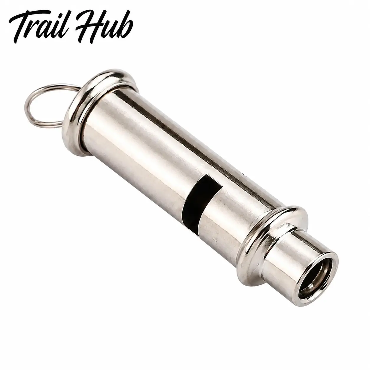Professional Stainless Steel Referee Whistle for Sports Officials – 120dB Loud Acoustic Sound, Corrosion-Resistant & Durable Build, Ergonomic Non-Slip Grip Design, Suitable for Indoor Arenas, Outdoor Fields, and High-Stakes Athletic Competitions