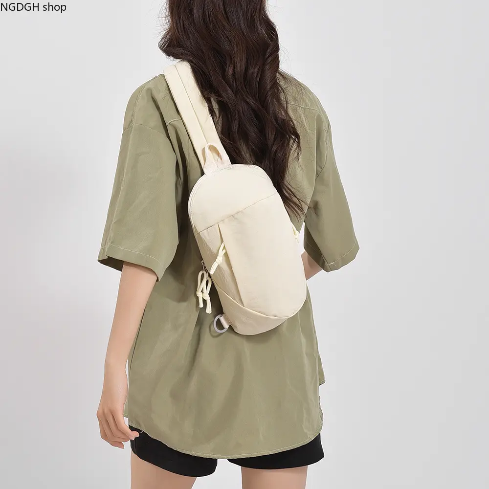 Crossbody Bag - Cute Adjustable Sling Bag Small Backpack Multi Pockets RFID Waterproof Chest Shoulder Daily Travel Carry Accessory Men Women