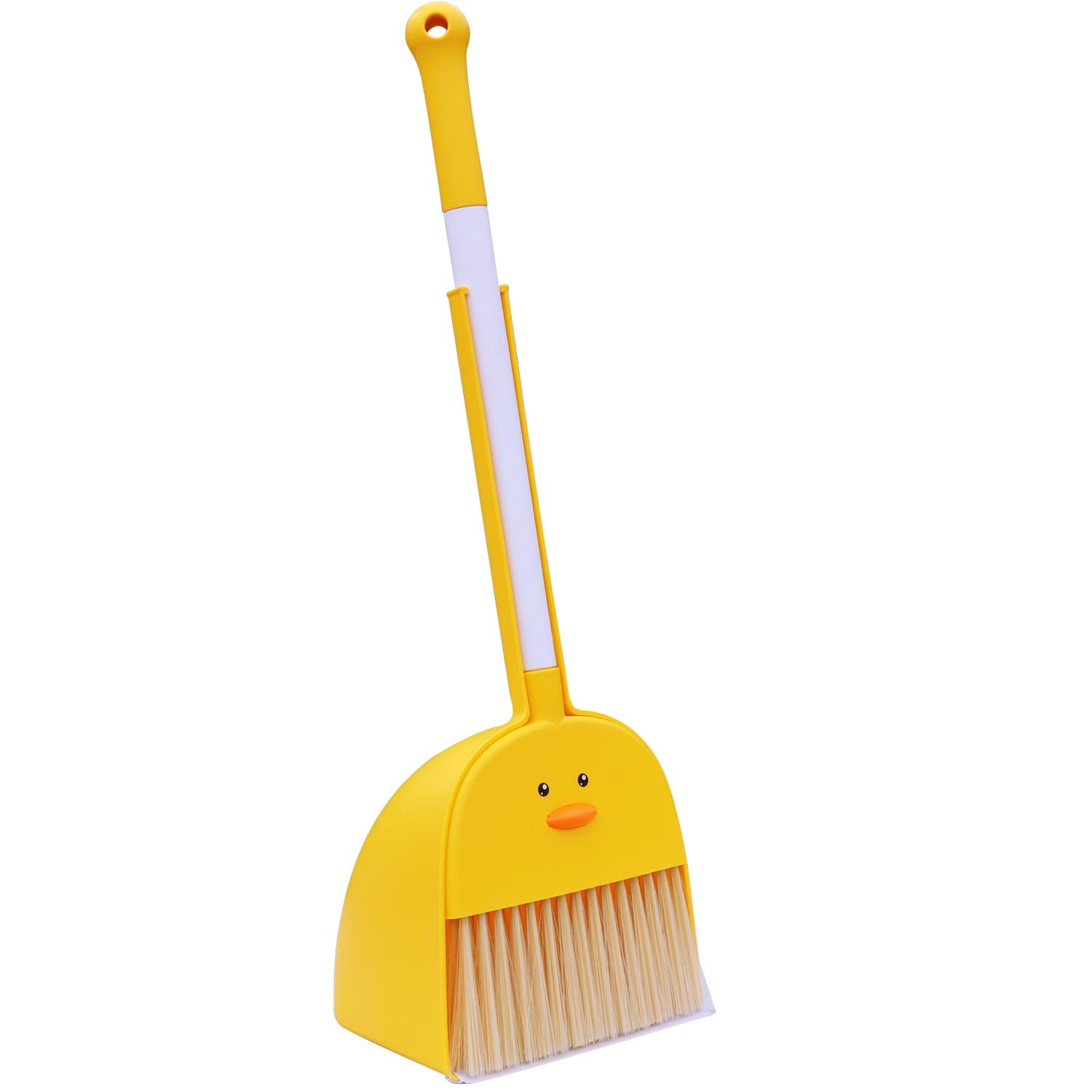 Mini Broom with Dustpan for Boys, Kids Small Cleaning Set Combo, Pretend Play Toy, Toddler Kitchen Dress Up, Frog, Play Kitchen Accessories, Cleaning Playset