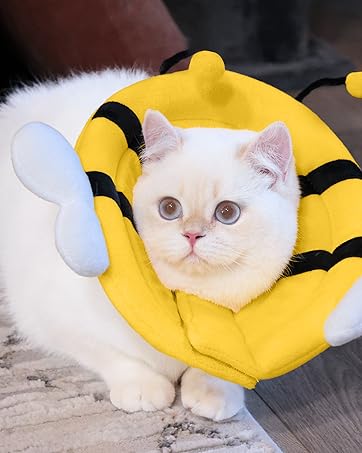 MITTENS Soft Cat Cone, Adjustable Cat Recovery Collar, Elizabethan Collar for Cats MITTENS Soft Cat Cone, Adjustable Cat Recovery Collar, Elizabethan Collar for Cats