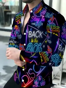 80s Retro Neon Sequin Jacket, Nightclub Party Trendy Outerwear