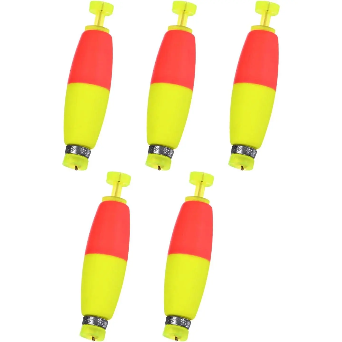 Fishing Bobbers Floats, EVA Foa Weighted Bobbers for Crappie/Bluegill/Trout Bass/Catfish, Clip- Floats Slip Corks