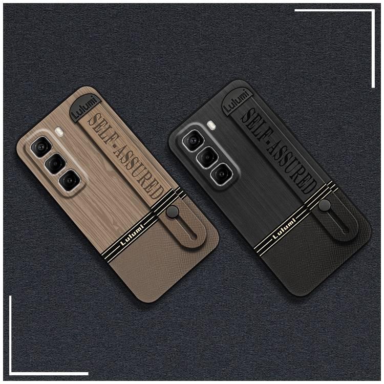 Dirt-resistant Back Cover Phone Case For infinix Hot50 Pro/X6881 Shockproof commerce Plain color masculine Anti-dust geometry Fashion Design simple Phone Holder Waterproof Durable