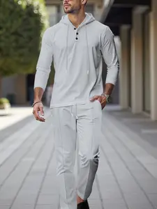 2026 New Men's Suit Set, Christmas Gift, Friday, Casual Blazer and Pants, Elastic Waist, Asymmetrical Design, All Seasons