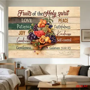 Christian Tapestry Wall Hanging - Jesus Holy Spirit Religious Decor Suitable for Bedroom, Living Room, Prayer Space, Scripture Wall