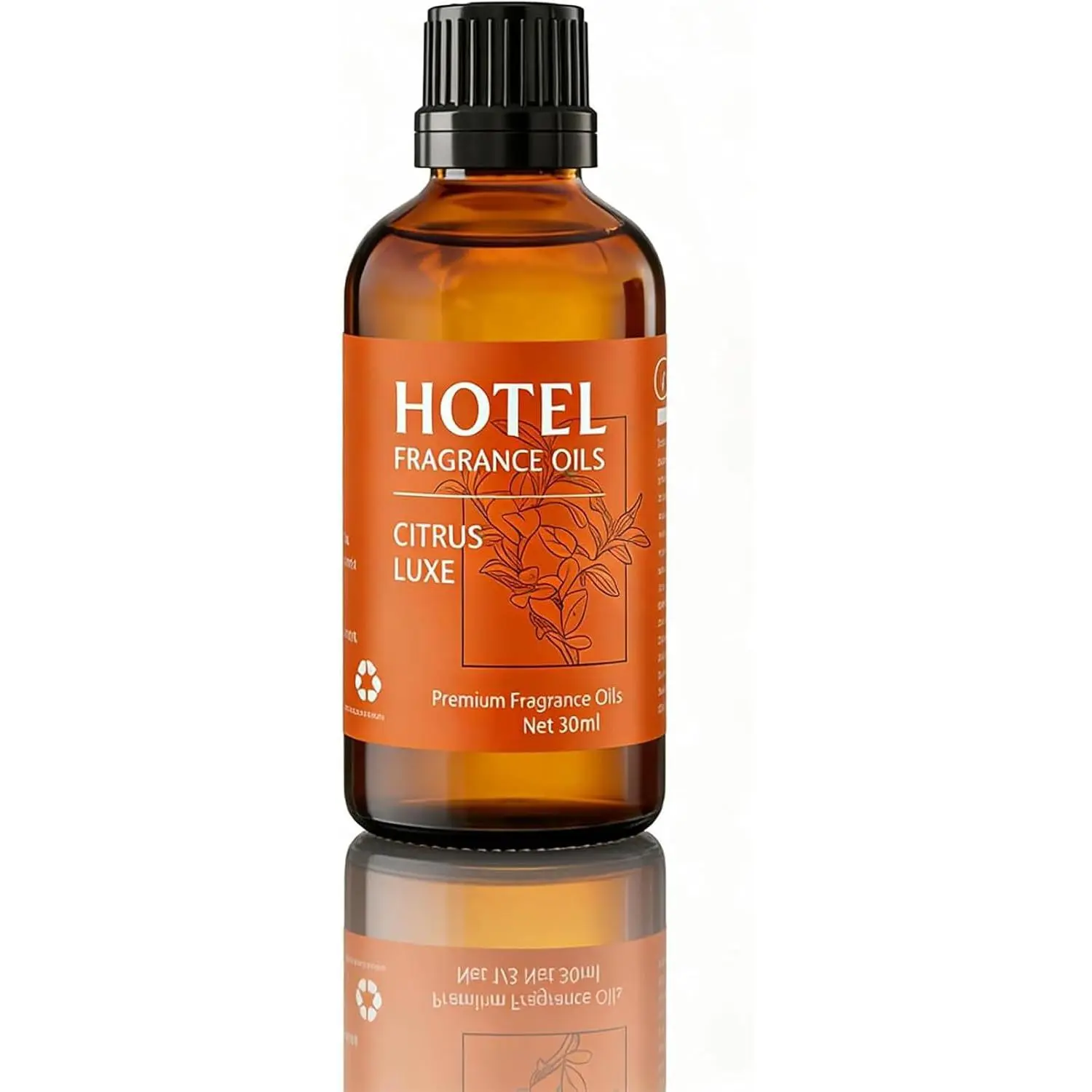 Citrus Luxe Diffuser Oil – Luxury Hotel-Inspired Essential Oils for Diffusers  –  Oil Blend –  Essentials for Bedroom, Living Room & Bathroom – 30ml