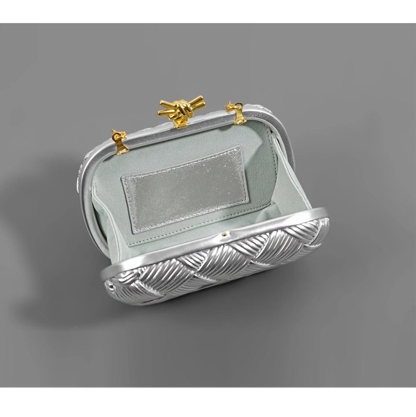 2026 Trend Luxury Golden Evening Bag For Woman Designer Party Silver Purses Elegant Women's Crossbody Bag Ladies Wedding Clutch