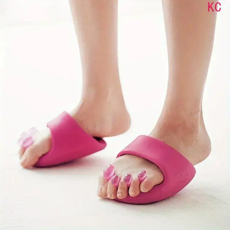 Unisex Ergonomic Massage Slippers With Toe Separators And Needle Massage Balls, Arch Support Deep Tissue Relief Foot Therapy Tool For Home Yoga And Calf Relaxation