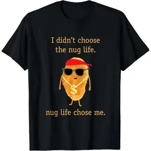 🔥🍖[100%Cotton]Funny Nugget Shirt  Chicken Nugget Tshirt funny T-Shirt