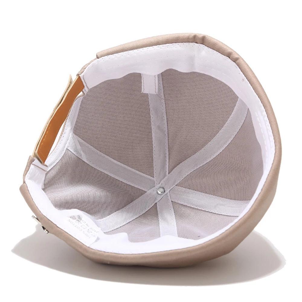 Vintage Men's Summer Cotton Brimless Skullies Cap Women Street Portable Docker Hats X Letter Icon Adjustable Beanie Hip Hop Hats