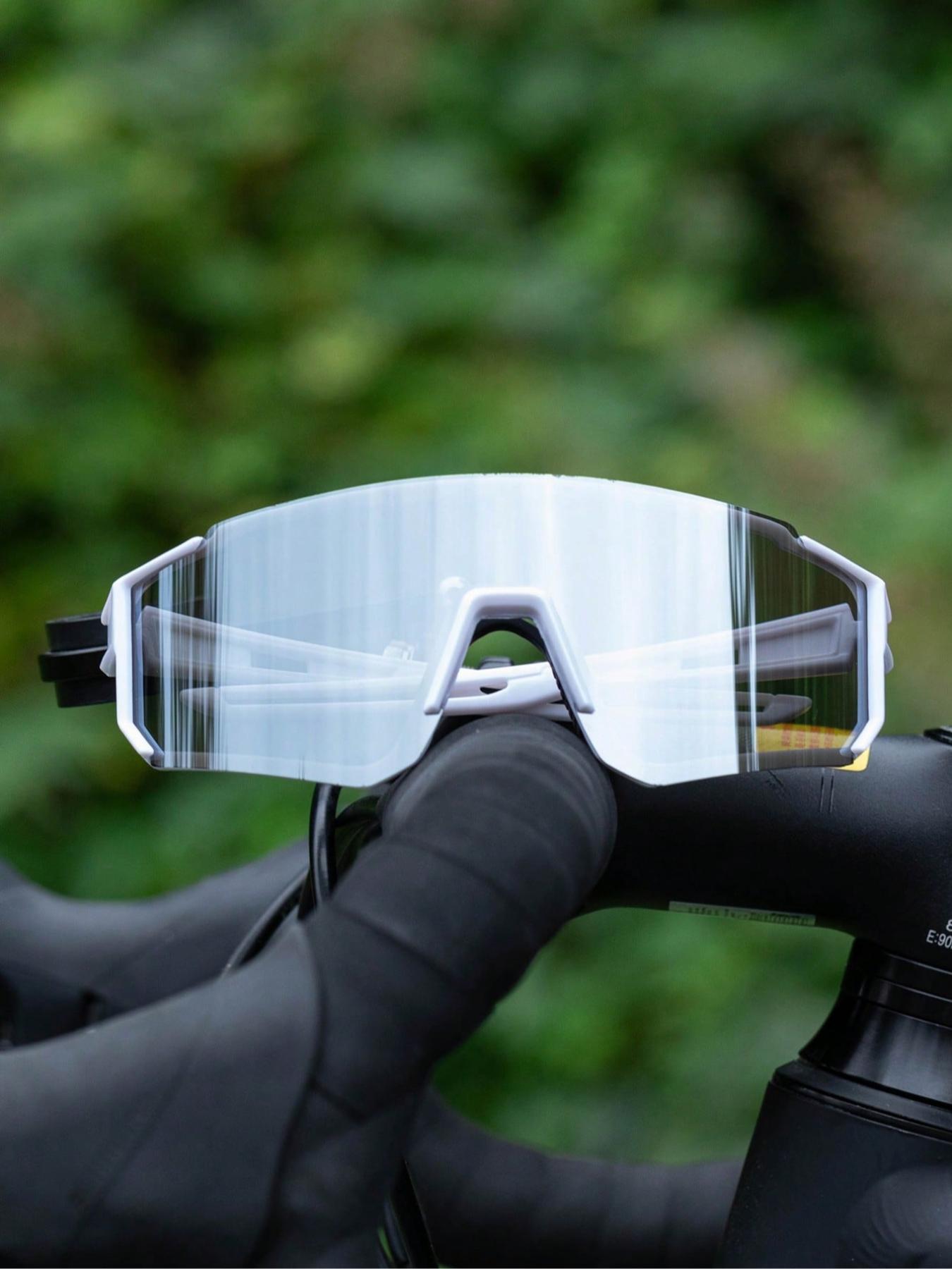 Unisex Fashion Oversized Sports Cycling Glasses, Versatile Eyewear for Daily Activities & Outdoor Use, Stylish Design for Men & Women