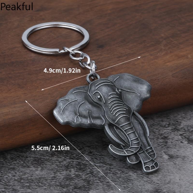 2/3PCS Zinc Alloy Elephant Keychain – Cute Animal Pendant, Perfect Bag Charm & Car Keychain, Unique Travel Souvenir Gift, Stylish Key Holder for Men & Women, Ideal for Everyday Use