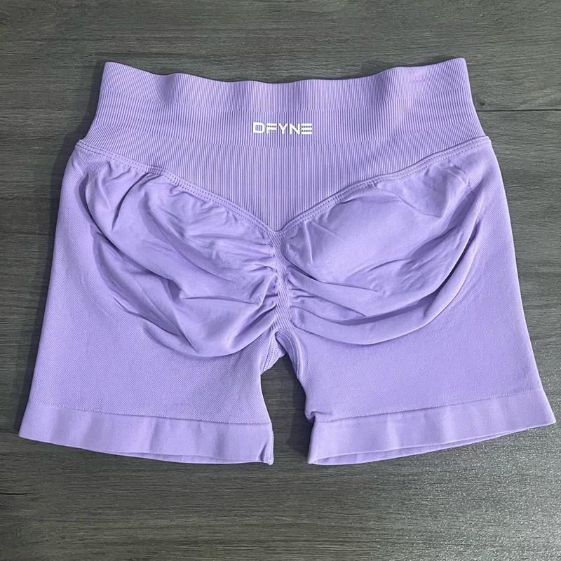 DFYNE Low-Rise Seamless Yoga Hip-Lifting Fitness Cycling Elastic Fitness Shorts
