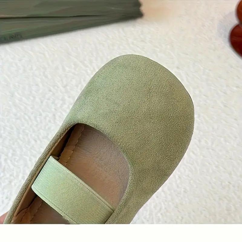 NewGirls' Slip-On Flats - Soft Pastel & Vibrant colors (Pink, Yellow, Red, Green,) - Lightweight Breathable Shoes with Cushioned PU Insole - First Walkers Toddler Girls Shoes for Everyday, Parties, Vacations - Easy Slip-On Closure, Shoes for Girls （gift）