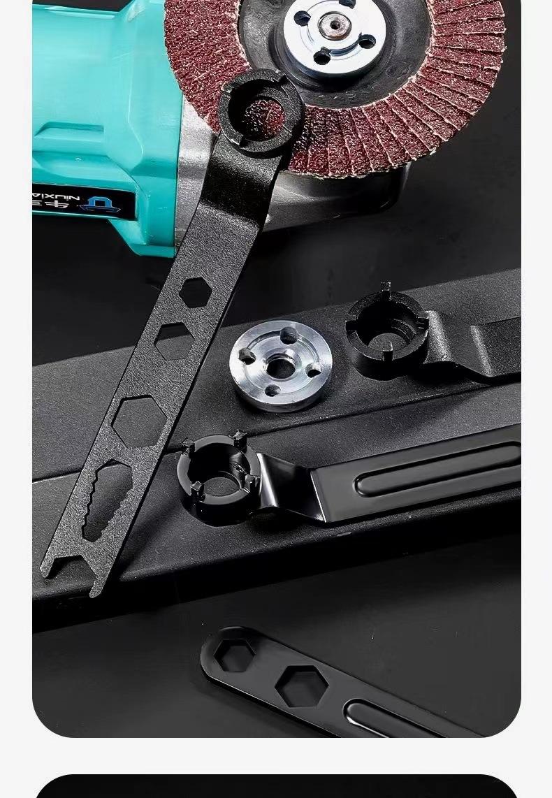 Factory direct sale of new angle grinder adjustment wrench, three-in-one four-prong wrench for changing grinding discs and polishing discs, multi-purpose