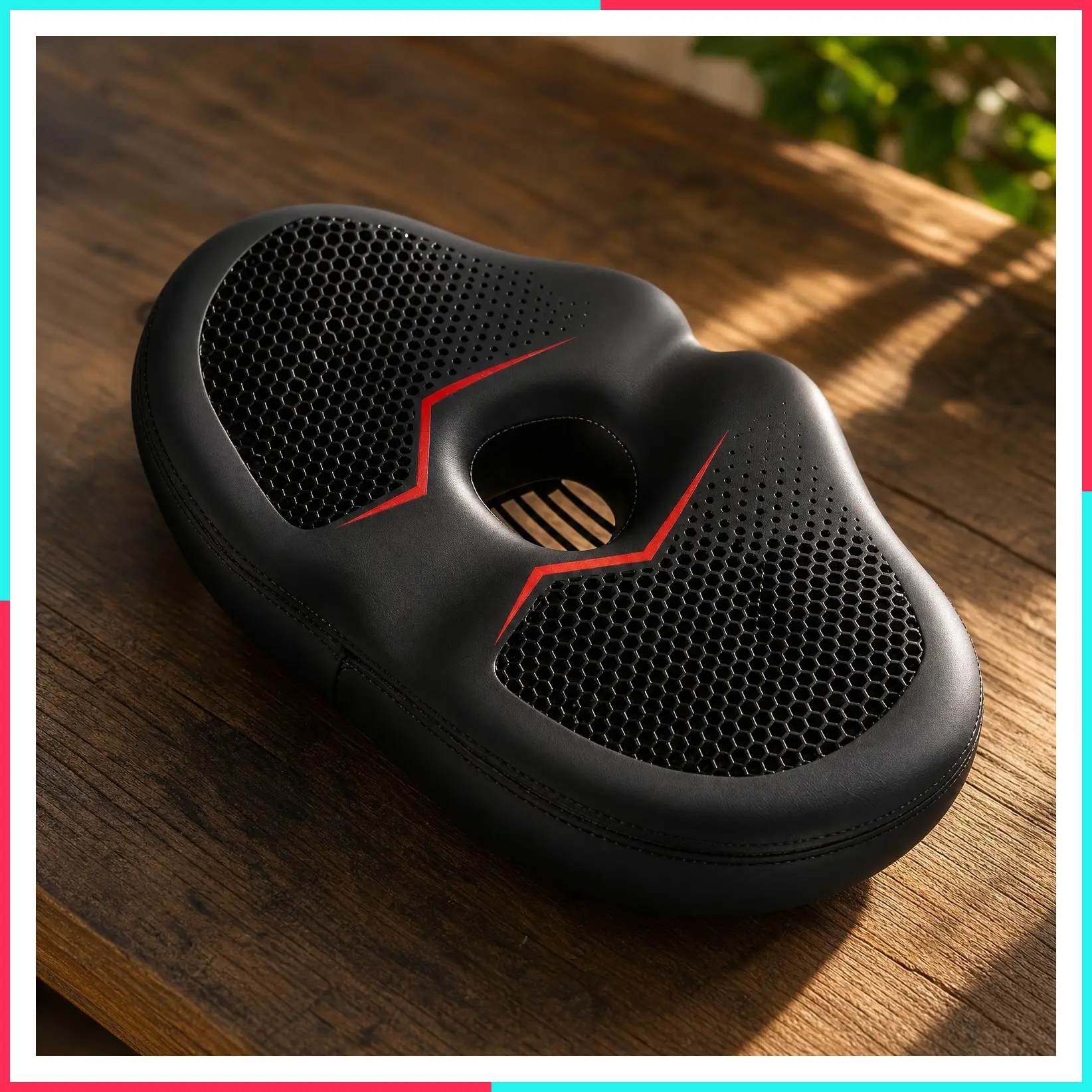 Wide Oversized Noseless Bicycle Saddle for Men & Women